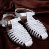 Bambata White Gladiator Strappy Sandals - Image 2