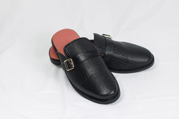 Black Leather Mule - Image 6