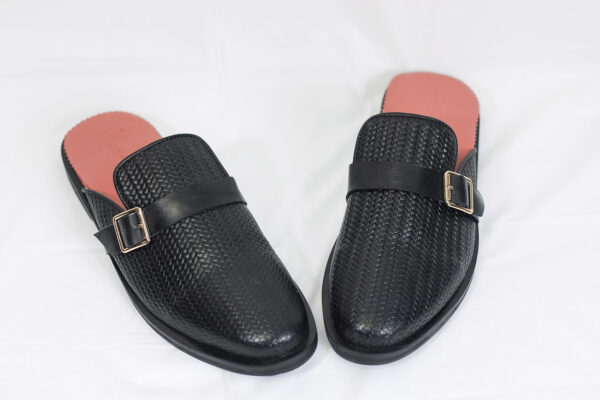 Black Leather Mule - Image 5