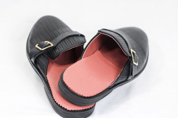 Black Leather Mule - Image 4