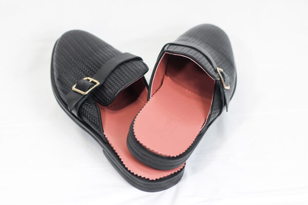 Black Leather Mule - Image 3