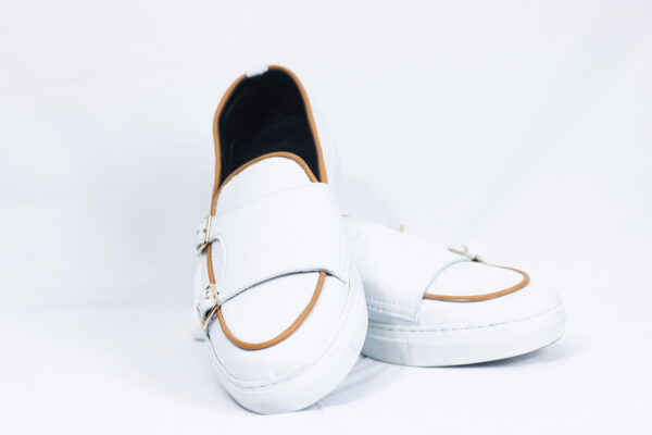 Double Monk White Sneaker - Image 2