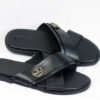Double Strap Black Sandals - Image 4