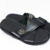 Double Strap Black Sandals - Image 3