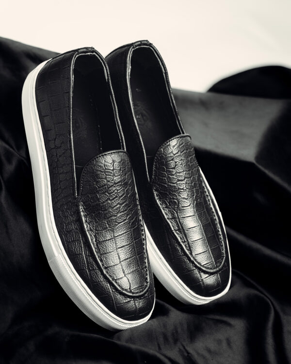 Leather Luxury casual leather sneakers - Image 3