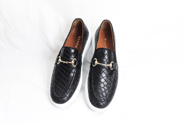 Black Horse-Bit Casual Loafers - Image 9