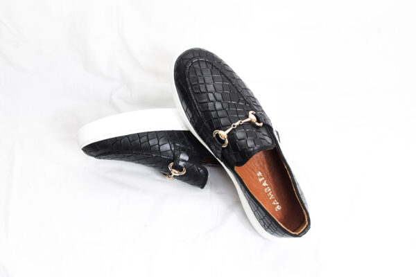 Black Horse-Bit Casual Loafers - Image 5