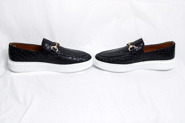 Black Horse-Bit Casual Loafers - Image 3