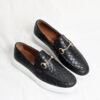 Black Horse-Bit Casual Loafers - Image 2